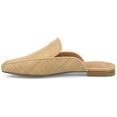 thumbnail image 3 of Journee Womens Akza Slip On Square Toe Mules Flats, Widths Available, 3 of 10