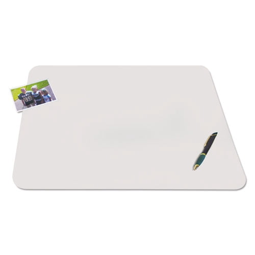 KrystalView Desk Pad with Antimicrobial Protection, Matte Finish, 36 x 20, Clear | Bundle of 2 Each