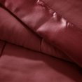 thumbnail image 7 of Twin Down Alternative Blanket with Satin Trim, Soft Lightweight Bed Blanket For All Season, Breathable Blanket for Home, Burgundy, 7 of 7
