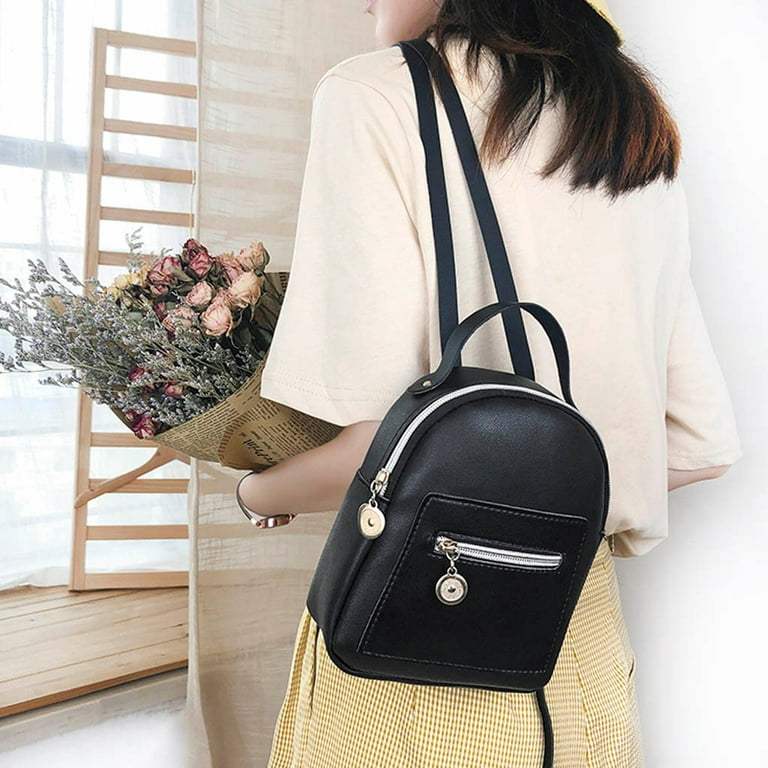 Fashion Lady Shoulders Small Backpack Letter Purse Mobile Phone Messenger  Bag