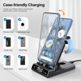 thumbnail image 5 of SwanScout 3 in 1 Charging Station for Google Watch 2, 25W Foldable Fast Charger Stand for Pixel 8/8 Pro/7A/7/7 Pro/6/6 Pro/5/4/3/XL, Pixel Buds Pro/Buds, 5 of 7