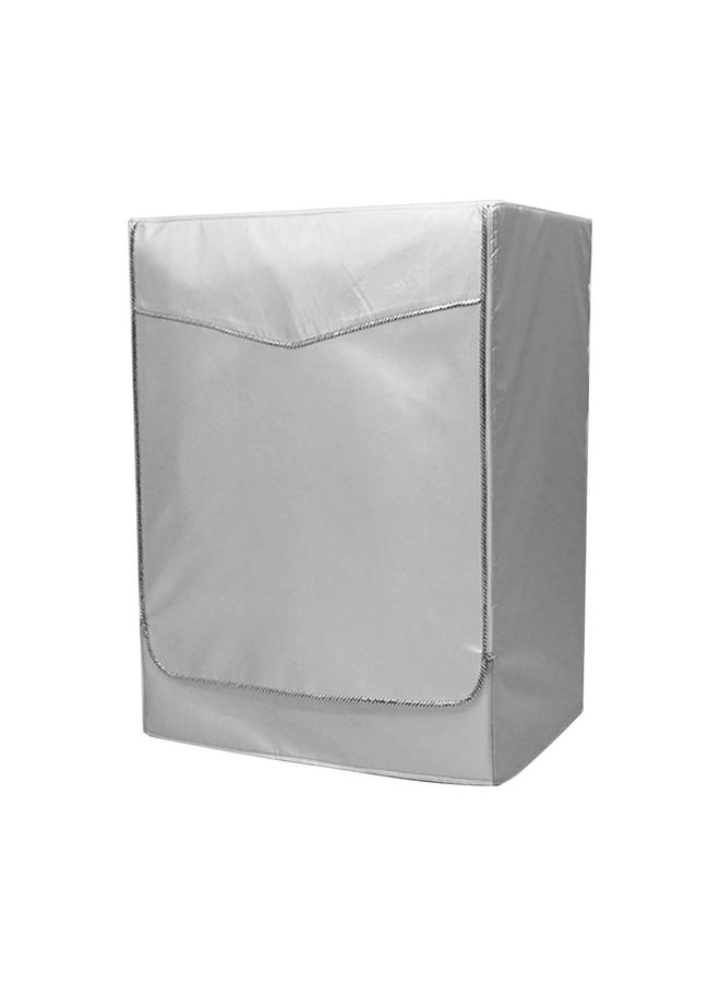 Waterproof Washing Machine Cover Grey，Washer/Dryer Cover,Zipper Design,Waterproof Dust-proof Moderately Sunscreen