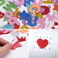 thumbnail image 2 of Dibujos Animados efecto brillante diy pegatinas para niños bebé decoración del hogar calcomanías números y letras EVA espuma pared pegatina, 2 of 4