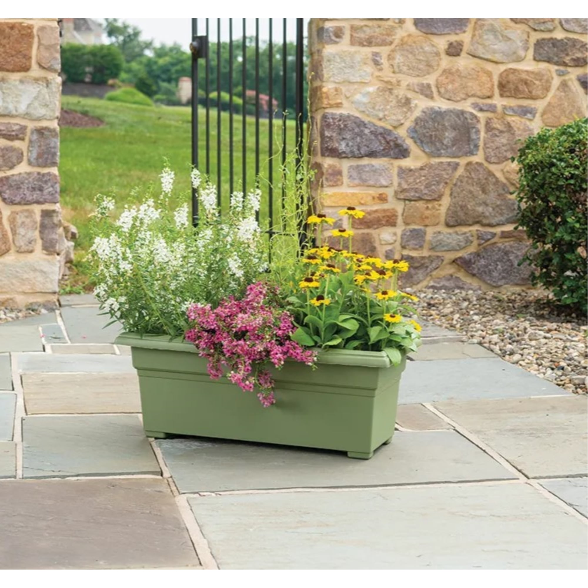 Root & Vessel Countryside Patio Planter, Sage, 27"