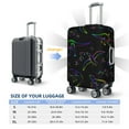 thumbnail image 6 of Kdxio Dinosaur Pattern Luggage Cover for Travel,Elastic and Durable,Fits 18-32 Inch,Anti-Scratch Suitcase Protector, 6 of 9