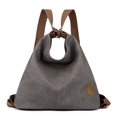 thumbnail image 1 of Mochila Convertible Bsvklp para Mujer Bolso Mano Gran Capacidad Diaria gris, 1 of 9