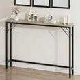thumbnail image 5 of Huloretions 5.9" Narrow Sofa Table, Skinny Console Table with Storage,Slim Behind Couch Table for Living Room, Entryway, Hallway, Foyer, 5 of 8
