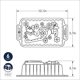 thumbnail image 2 of Nordicware 90848 Molde Panqueque Trineo con Santa, Aluminio, 1.4 L Nordic Ware NA, 2 of 6