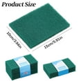 thumbnail image 3 of 5/10 Pack Scrubbing Sponges,Square Sponge Scouring Pads,Non-Scratch Kitchen Sponges, Reusable Kitchen Scrubbing Cleaning Sponge,Perfect as for Cleaning Dishes,Non-Stick,Countertops(5PC), 3 of 9