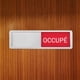 thumbnail image 4 of Señal de estado para sala de conferencias y oficina, señal de baño ocupada vacante, accesorio indicador de puerta corredera para baños y hoteles, 4 of 4