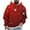 Red, variant on gbyLJF Men's Drawstring Hoodie Christmas Printed Long Sleeve Pullover Top Round Neck Sweatshirt with Pocket