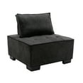 thumbnail image 2 of Sesslife Living Room Chair, Black Single Sofa Chair with Sturdy Backrest and Removable Pillows Chair, Comfortable Lazy Chair for Bedroom, Living Room, 2 of 10