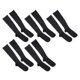 thumbnail image 4 of pares de calcetines de compresión para mujer, negros, antideslizantes, por encima de la rodilla, calcetines largos de tubo para deporte, 4 of 15