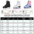 thumbnail image 5 of MammyGol Classic Ice Figure Skates for Men/Adult/Big Boys Lace up with Steel Blade Light Support Ice Figure Skates in Black Color, 5 of 7