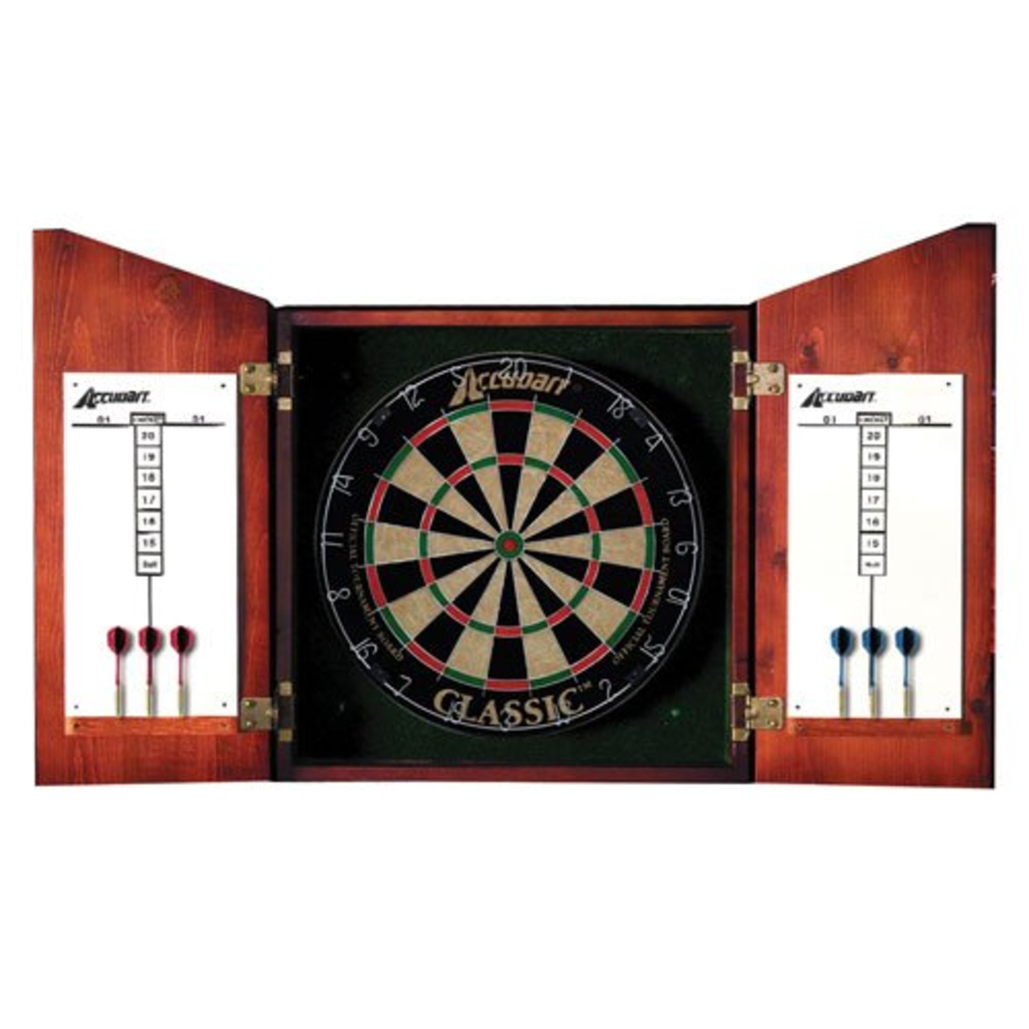 Trademark Global Games Professional Style Solid Wood Dartboard 