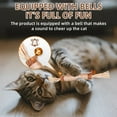 thumbnail image 6 of Natural Dried Matatabi Cat Chew Stick with Gall Fruit, Raffia Grass & Bell Cat Ball Toys, Handmade Silvervine Sticks Interactive Catnip Toys for Teething & Entertainment (Size L Color I), 6 of 8