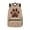 Brown Bear Paw Print, variant on Construction Trucks Pattern Kids Travel Backpack for Teen Boys Girls Book Bag with Adjustable Straps for Elementary Middle Students Back to School Gifts