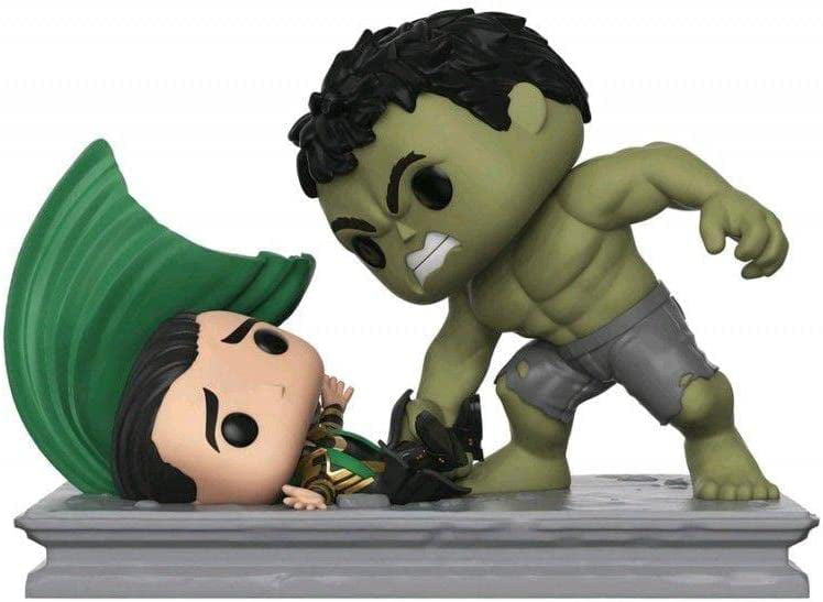 Funko POP! Marvel Hulk Smashing Loki Vinyl Bobble Head [Movie Moments] -