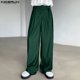 thumbnail image 2 of INCERNU 2024 Pantalones de estilo coreano para hombre, pantalones largos lisos que combinan con todo, ropa de calle informal, pantalones sencillos y holgados de pierna ancha para hombre, tallas S-5XL, 2 of 5