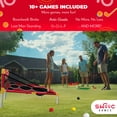 thumbnail image 4 of SWOOC Games - Boardwalk Birdie™ | Arcade Style Golf Game w/ Easy Setup & 10+ Games Included | Golf Chipping Game | Golf Games for Adults Indoor & Outdoor | Backyard Golf Game | Golf Cornhole Game, 4 of 7