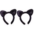 thumbnail image 1 of MasteelfCA 2pcs Car Ears Hairband Cat Ears Hard Hairband Hard Hair Bands Elastic Hair Hoops, 1 of 7