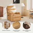 thumbnail image 5 of COLAMY Ascend Dual Motor Power Lift Recliner Chair with Massage and Heat for Elderly People, USB Charging Ports, Light Brown, 5 of 14
