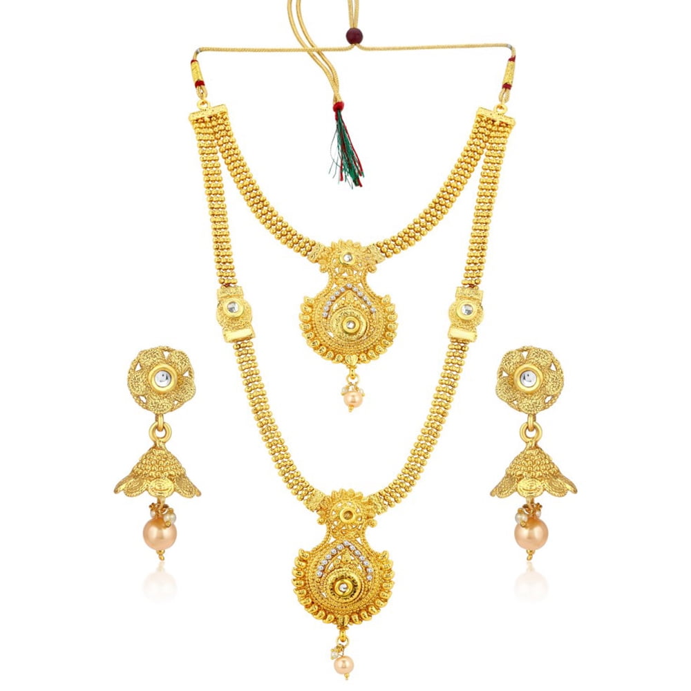 sukkhi gold plated jewellery set