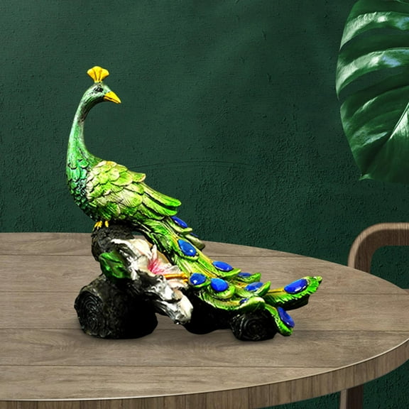 Decor Statue for Bookshelf TV Stand Ornament, Resin Animal Sculpture Abstract Crafts Gift for Friend, Family, Animal Lover