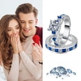 thumbnail image 1 of El anillo HUOGUO Exquisite Out conmemora el compromiso de las mujeres, 1 of 1