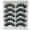 J, variant on Beauty Under $15 5 Pair Natural False Eyelashes Makeup Natural Fake Thick Black I