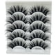 thumbnail image 1 of Pestañas naturales, pestañas postizas, pestañas cortas, pestañas postizas de visón tenues, 5 pares de pestañas postizas naturales, maquillaje natural, cejas postizas negras gruesas., 1 of 3