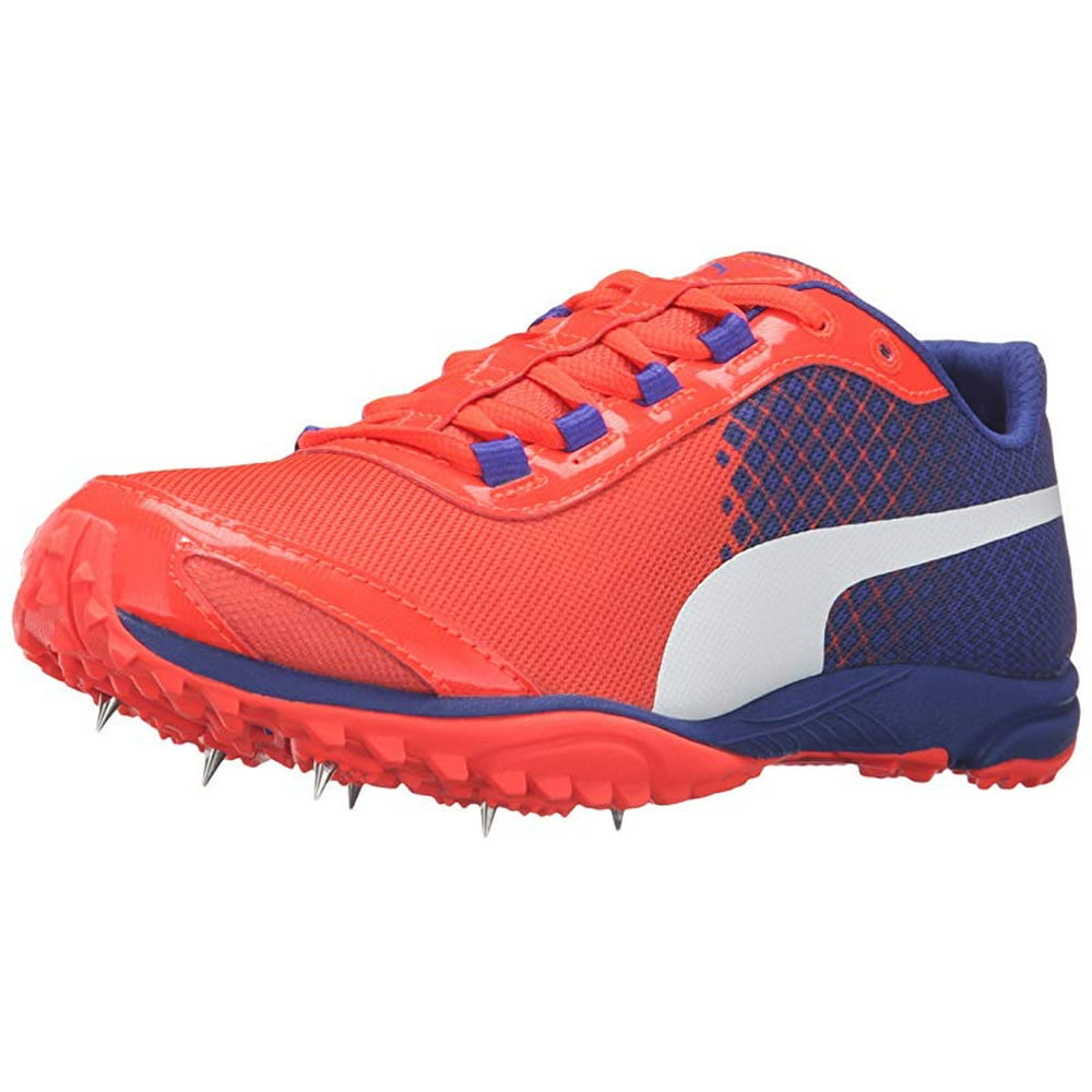 puma running shoes red white blue