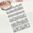 thumbnail image 3 of Ocean Waves Borders Clear Stamps Transparent Silicone Stamp Seal for Card Making Decoration and DIY Scrapbooking DIY, 3 of 6