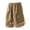 Khaki1, variant on UAMVSH Cargo Shorts for Men Drawstring Outdoor Casual Gym Shorts Quick Dry Summer Beach Baggy Shorts with Multi Pockets