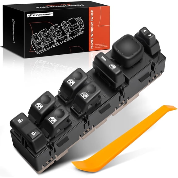 A-Premium - Driver Side Master Power Window Switch - Compatible with Chevy GMC Cadillac Models - 2003-2007 - Escalade, Avalanche, Silverado, Suburban, Tahoe, Sierra, Yukon - Replace 15883323, DWS-220