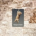 thumbnail image 6 of Noete Hang in There Cat Sign Vintage 8x12 Inch Metal Tin Poster, Funny Motivational Wall Art for Home, Office & Bar Decor Durable Aluminum Sign, 6 of 8