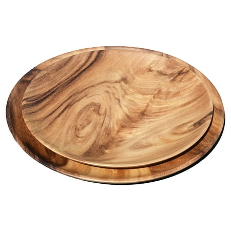 

Pacific Merchants Acaciaware 14 Inch Round Tray Set of 4