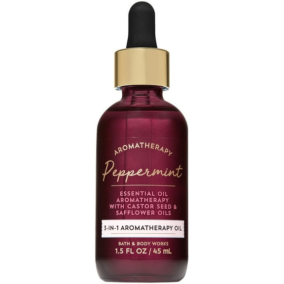 Bath and Body Works PEPPERMINT 3-in-1 Aromatherapy Essential Oil 2 Fluid Ounce