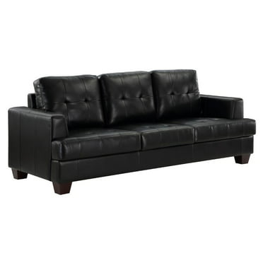 Meridian Furniture Julia Black Velvet, Kaleb Tufted Leather Sofa Bed