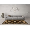 thumbnail image 3 of Ahgly Company Indoor Rectangle Abstract Brown Modern Area Rugs, 2' x 4', 3 of 4
