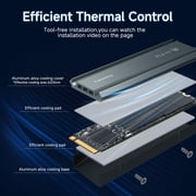Fanxiang S660 1TB PCIe Gen4 NVMe M.2 Internal Gaming SSD with Heatsink, Up to 5000MB/s Speed, SLC Cache Design Compatible with PS5