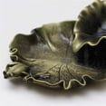 thumbnail image 3 of Estufa de incienso de reflujo de Metal Vintage, banco, decoración for ceremonia del té, forma de hoja de loto, quemador de ornamento de meditación Zen, 3 of 6