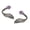A, variant on Artistic Wing Shaped Ear Studs With Accent Rhinestones Embellishments Earrings Fashion Jewelry Accessories