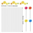 thumbnail image 2 of Clearance!100 Pcs Acrylic Lollipop Sticks, Clear Cake Pops for Candy Dessert Chocolate Handmade DIY, 2 of 5
