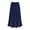 Navy, variant on Ediodpoh Satin Midi Skirt High Waist Solid Color Flowy A-Line for Comfortable Casual Wear Women's Skirts Navy S