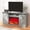 Gray, variant on YOKWOK 85" Fireplace TV Stand for TVs up to 90", Wooden Media Console with Storage Space, Built-in 47.2" Electric Fireplace, Remote Control Use, 500W/750W Settings, Timer Function, Brown
