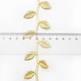 thumbnail image 4 of Material de floricultura Imitación de cuero Hoja de oro Plata Cinta Pastel Flor Regalo Hoja Encaje Cinturón decorativo 10 m, 4 of 6
