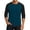 Dark Blue, variant on Men's Long Sleeve Round Neck Contrast Color Raglan Three Quarter Sleeve T-Shirt Top for Spring Fall Sporty Style,Beige,L
