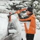 thumbnail image 2 of Ice scraper for car, car snow pusher Cleaning brush for windshield deicer, snow brush for car, windshield deicer, extendable ice scraper, handle, 2 of 5