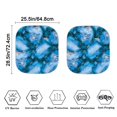 thumbnail image 4 of Bulopur Blue Marble Sun Shade Car Windshield Block UV Rays Car Windshield Cover Sun Shade Reinforcement Front Window Sunshade Sun Visor Protector Fit Most Vans Trucks SUVs, 2 Pcs, 4 of 6